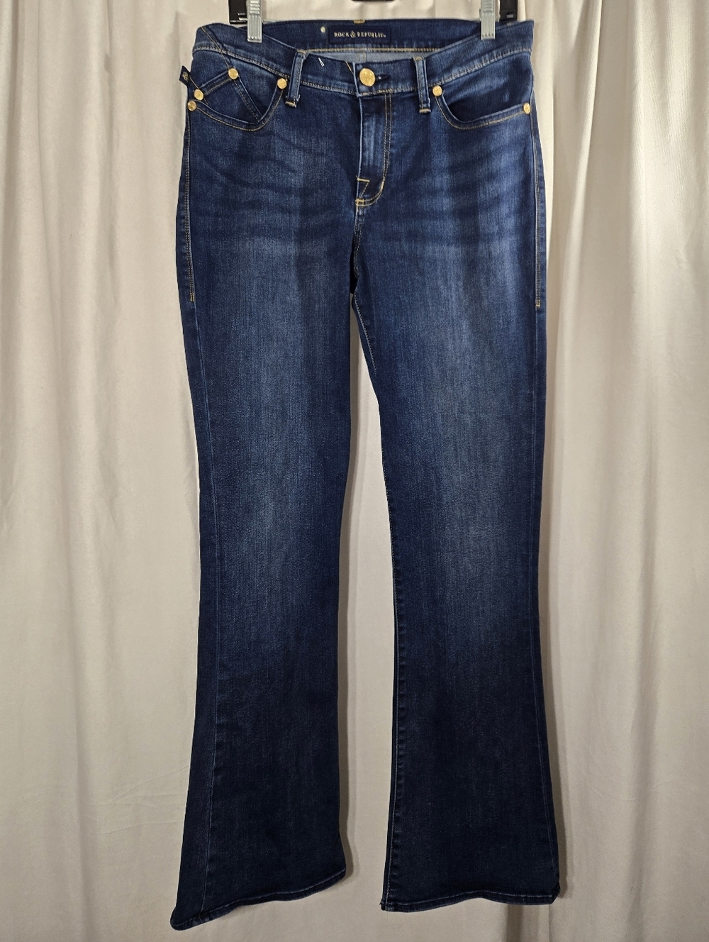 Rock & Republic Kendra Curvy Bootcut Jeans Sz 14